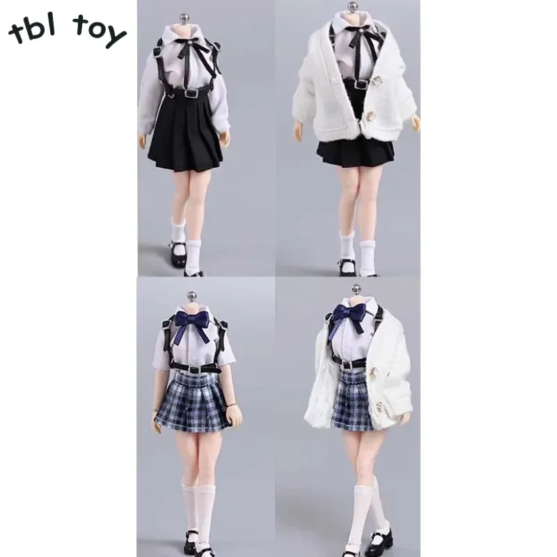 Cdtoys Cd042 1/12 Scale Female Soldier Student JK Uniform Clothes Model for 6 Inch Action Toy Figures Accessories