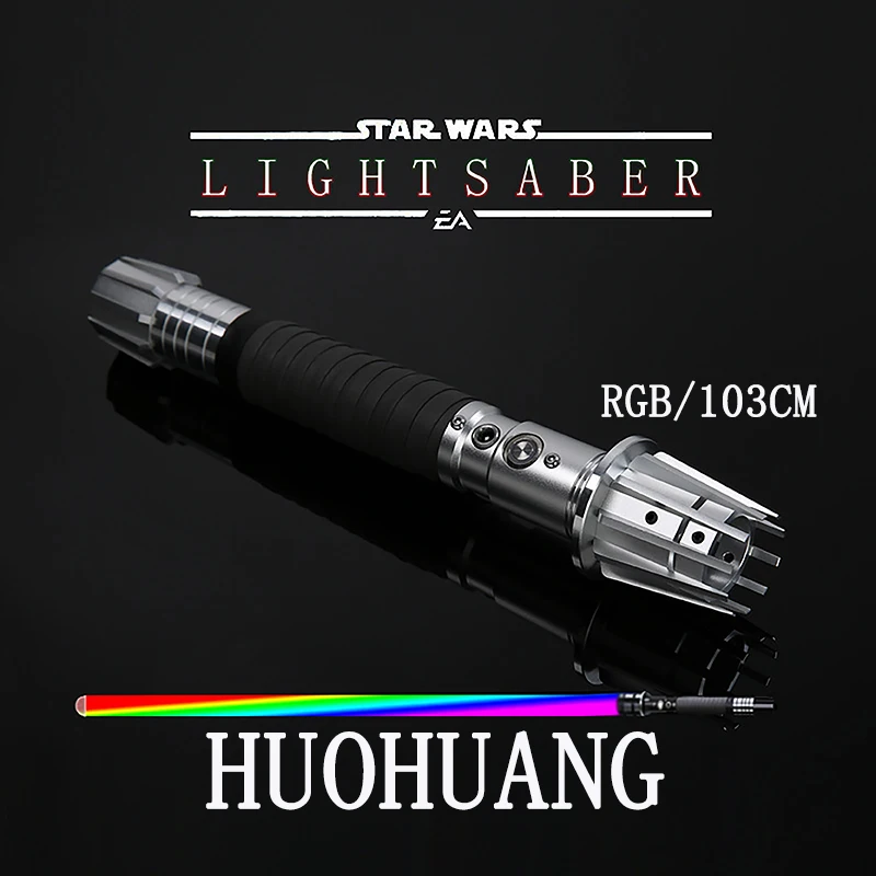 Лазерный меч джедая воина Cosplay 103 см металлическая ручка Rgb19 цвет обещания цветной