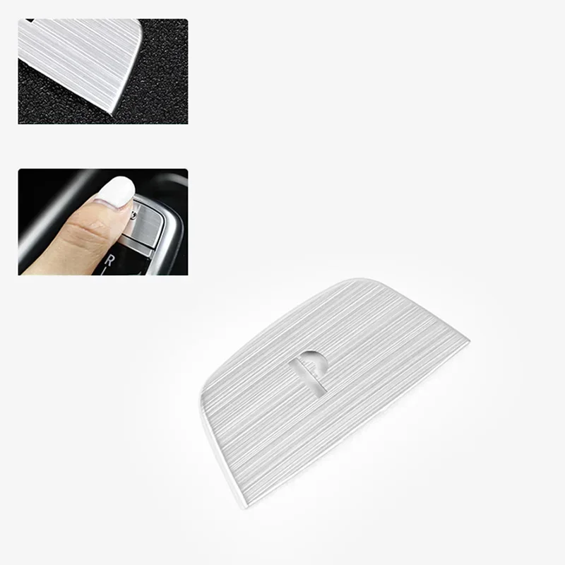 For BMW 1 2 3 4 5 6 7 Series 3GT 6GT X3 X4 X5 X6 Silvery Red 1* Gear Shift P Button Cover Trim