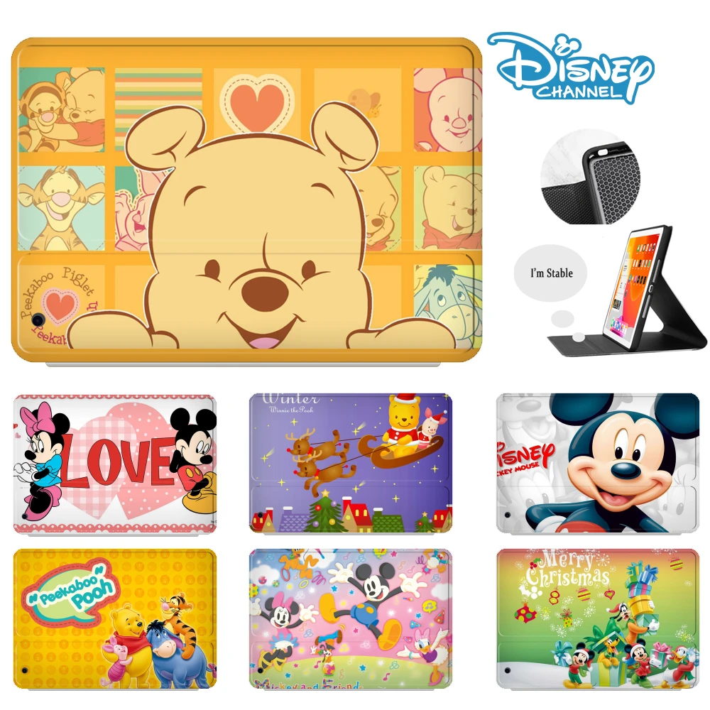 

Чехол для iPad Air 4, чехол для iPad Air 3 Pad 9-го 8-го поколения 10,2 дюймов, чехол для Pro 11 2020 iPad Mini 6, чехол-книжка с подставкой Disney для детей