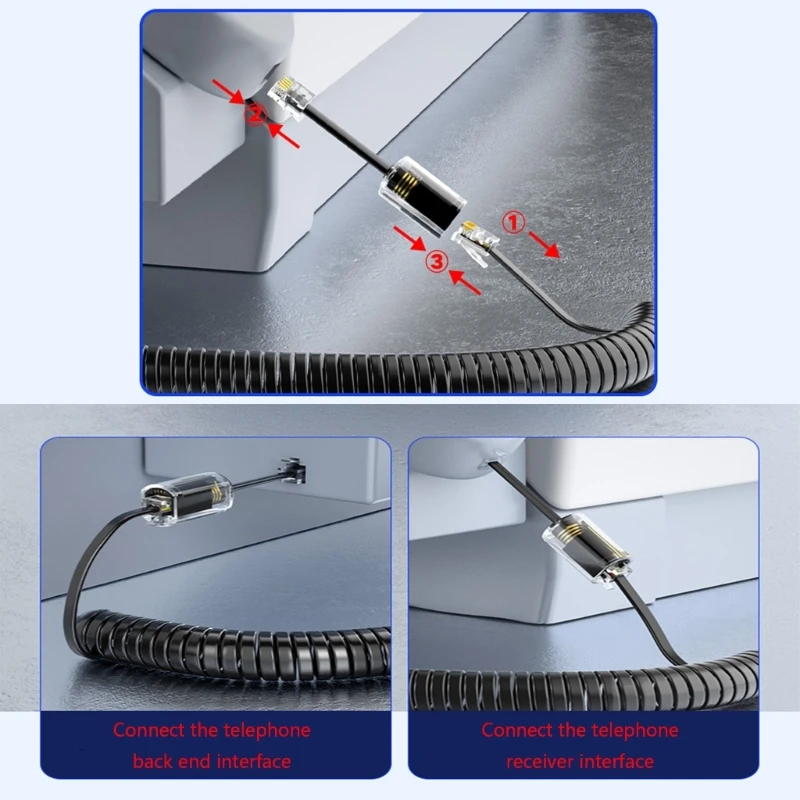 Вращающийся устройство для распутывания телефонного шнура