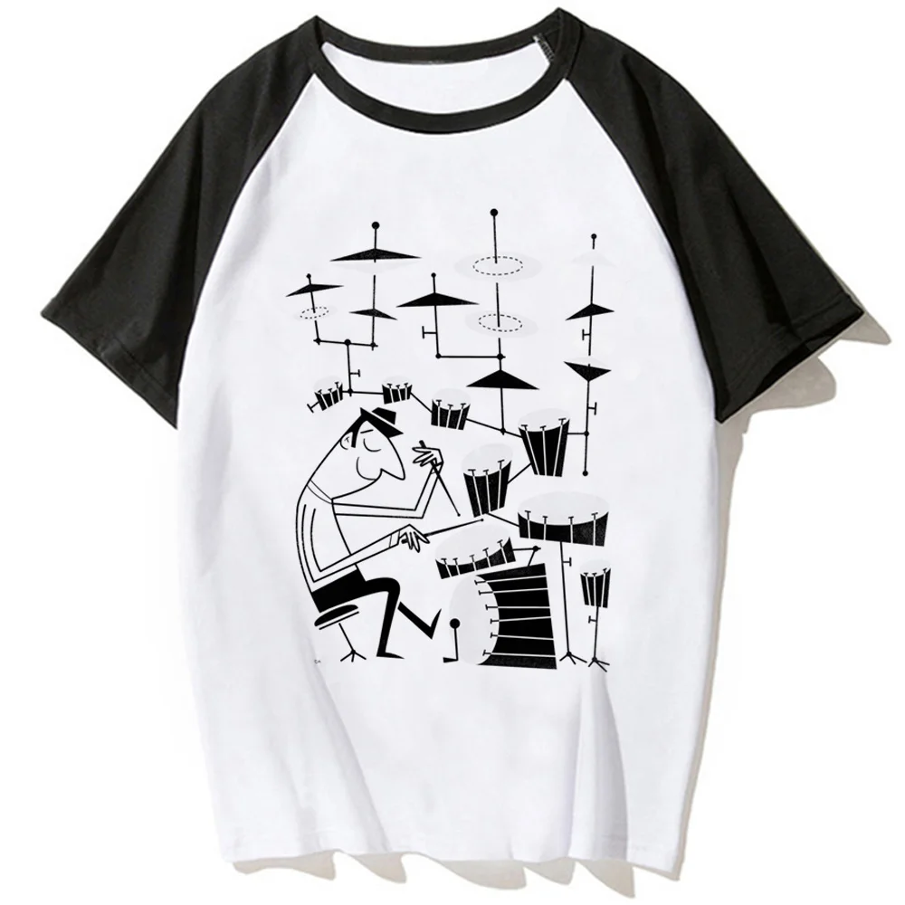 

Play that beat t-shirts women harajuku Y2K t shirt girl 2000s manga comic clothes