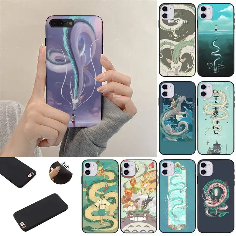 

Spirited Away Ghibli Miyazaki Silicone Phone Case fundas shell cover for Samsung A51 A52 A71 A72 A80 A91 A20E A32 A31 A21 A11