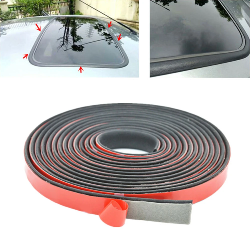 

300*1.8cm Car Windshield Seal Rubber Sunroof Quarter Window Glass Moulding Strip Kit Accesorios Coche Car Window Seals