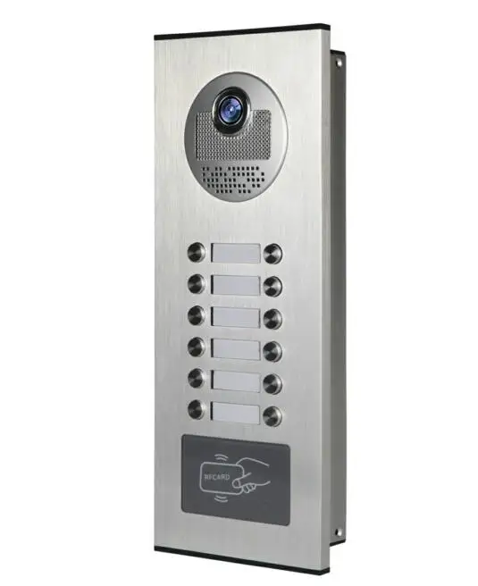 SmartYIBA 7 дюймов Цвет Видео дверной наборы для телефона 12 единиц Квартира видео