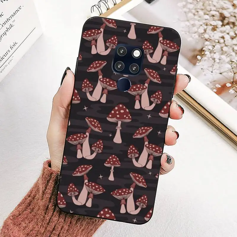 Mushroom Cute Phone Case for Huawei Mate 20 10 9 40 30 lite pro X Nova 2 3i 7se