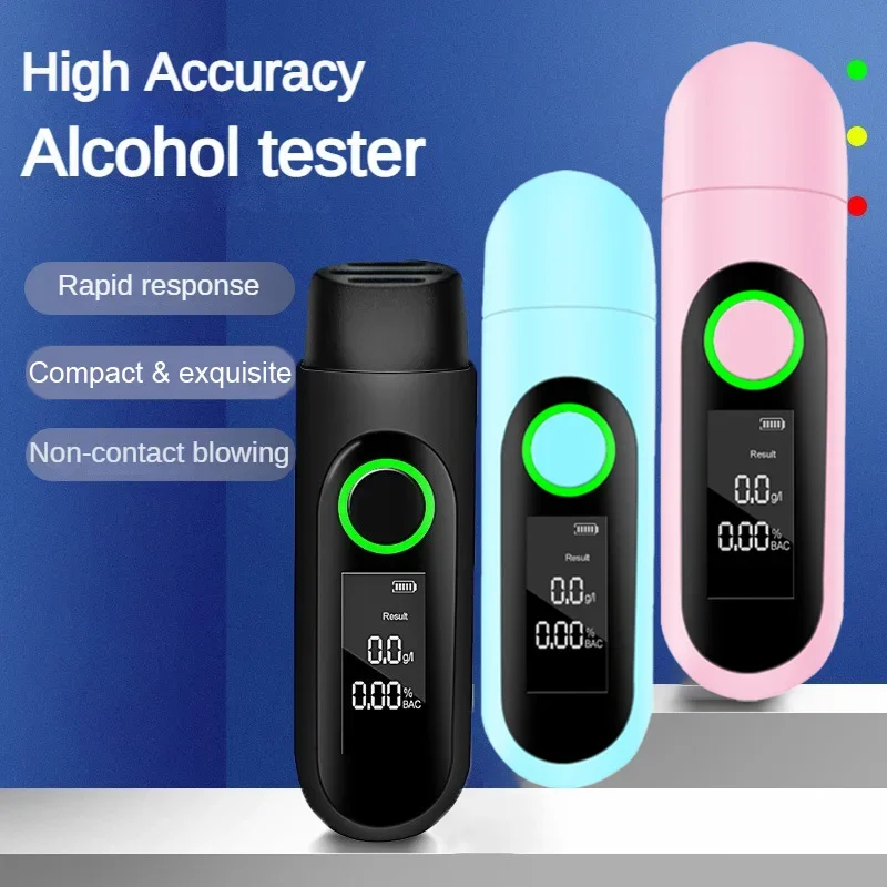 Портативный Мини-тестер Алкоголя Со Светодиодным Дисплеем Профессиональный