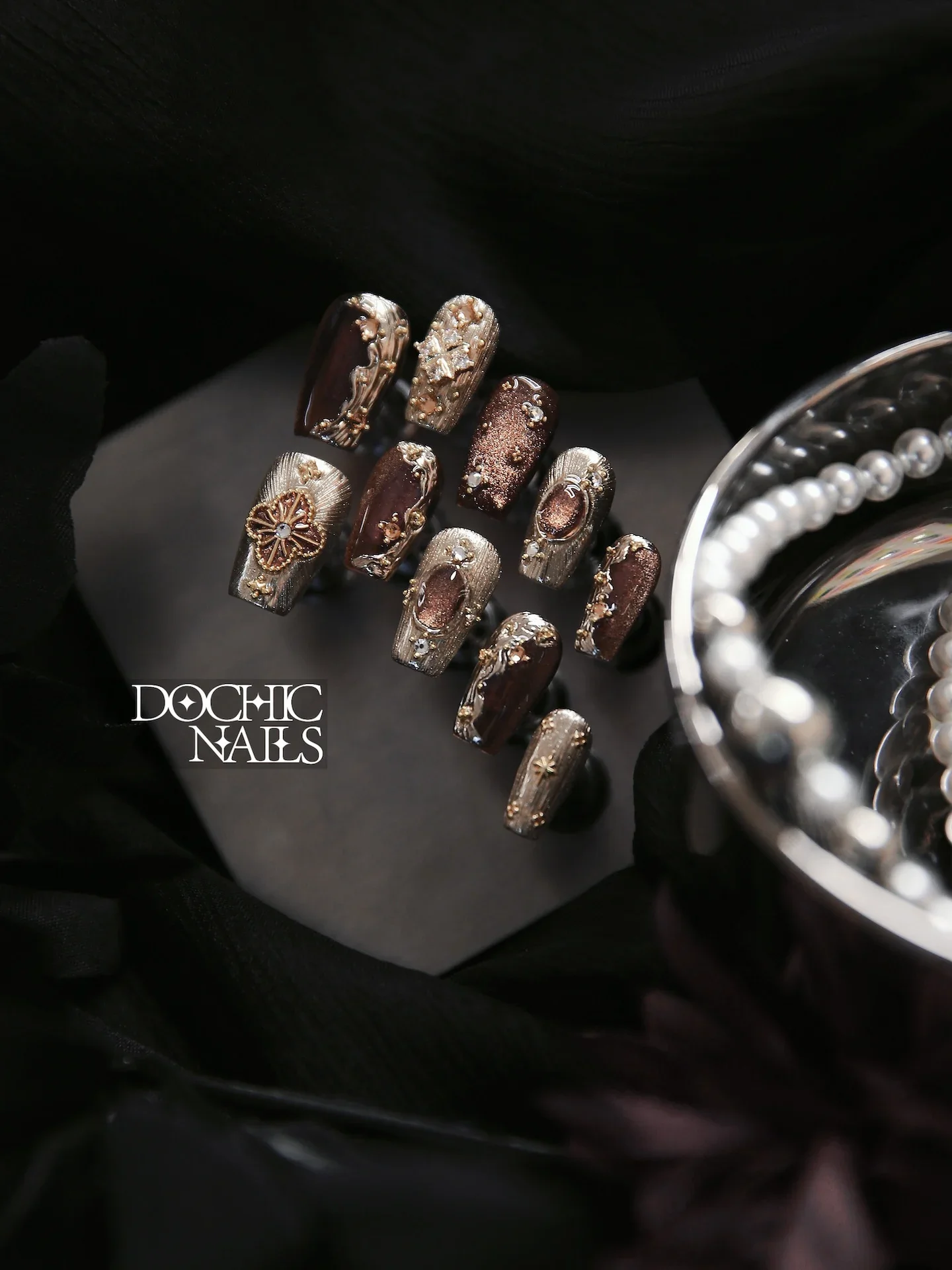 Ношение ногтей полная серия Huazi Buccellati Kimper Merad Style продвинутый дизайн