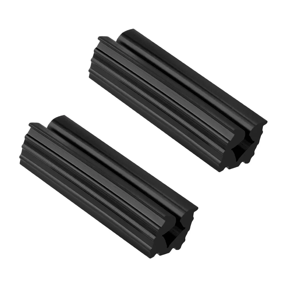 

2 Pcs Specialty Tools Club Clamp Golfs Shaft Protector Vise 8.8X2.3CM Black Rubber