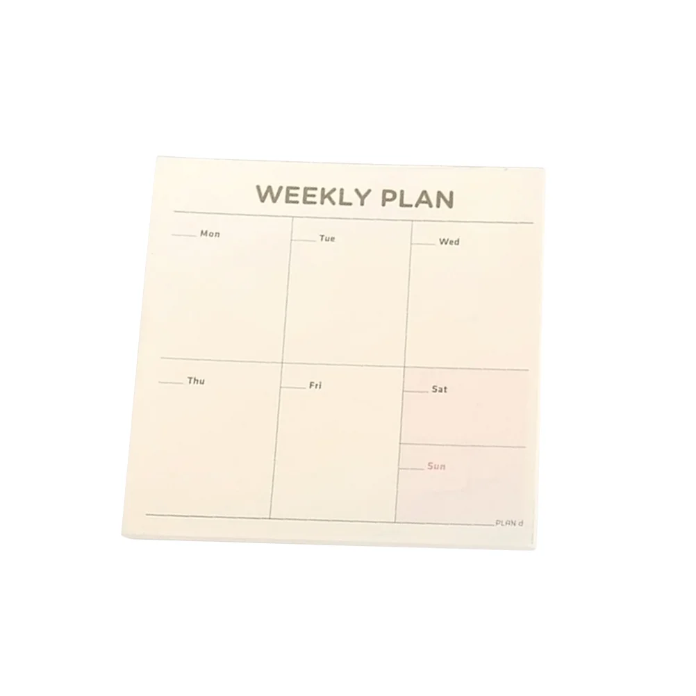 

Weekly Pad Planner Checklist Schedule Desktop Planning Calendar Memo This Week Organizing Notepad