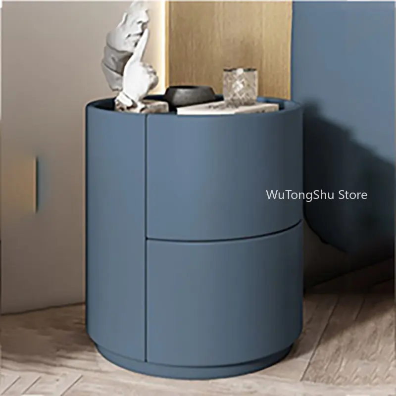 

Storage Luxury Aesthetic Nightstands Drawers Bedroom Luxury Narrow Bedside Table Makeup Armoires Chambre Furniture CTG013 YH