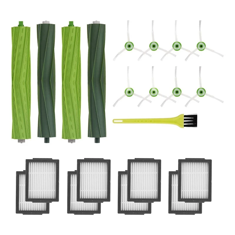 

Сменные боковые и основные щетки HEPA-фильтры для Irobot Roomba I7 I7 + E5 E6 Аксессуары для робота-пылесоса