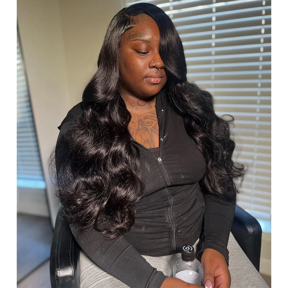 Парик на сетке Linhua Ash светлый коричневый цвет волнистые 13x4 прозрачные кружевные