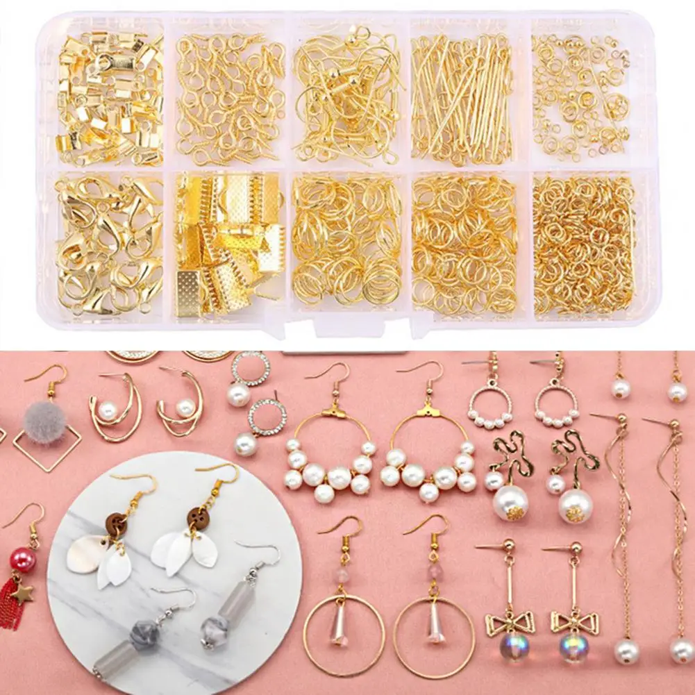 

Multipurpose Lightweight Earring Jump Rings Jewelry Making Kits for Necklace