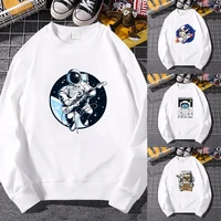 2022 spring autumn sweatshirts casual men women hoodies fashion harajuku streetwear astronaut print pullover long sleeve tops
