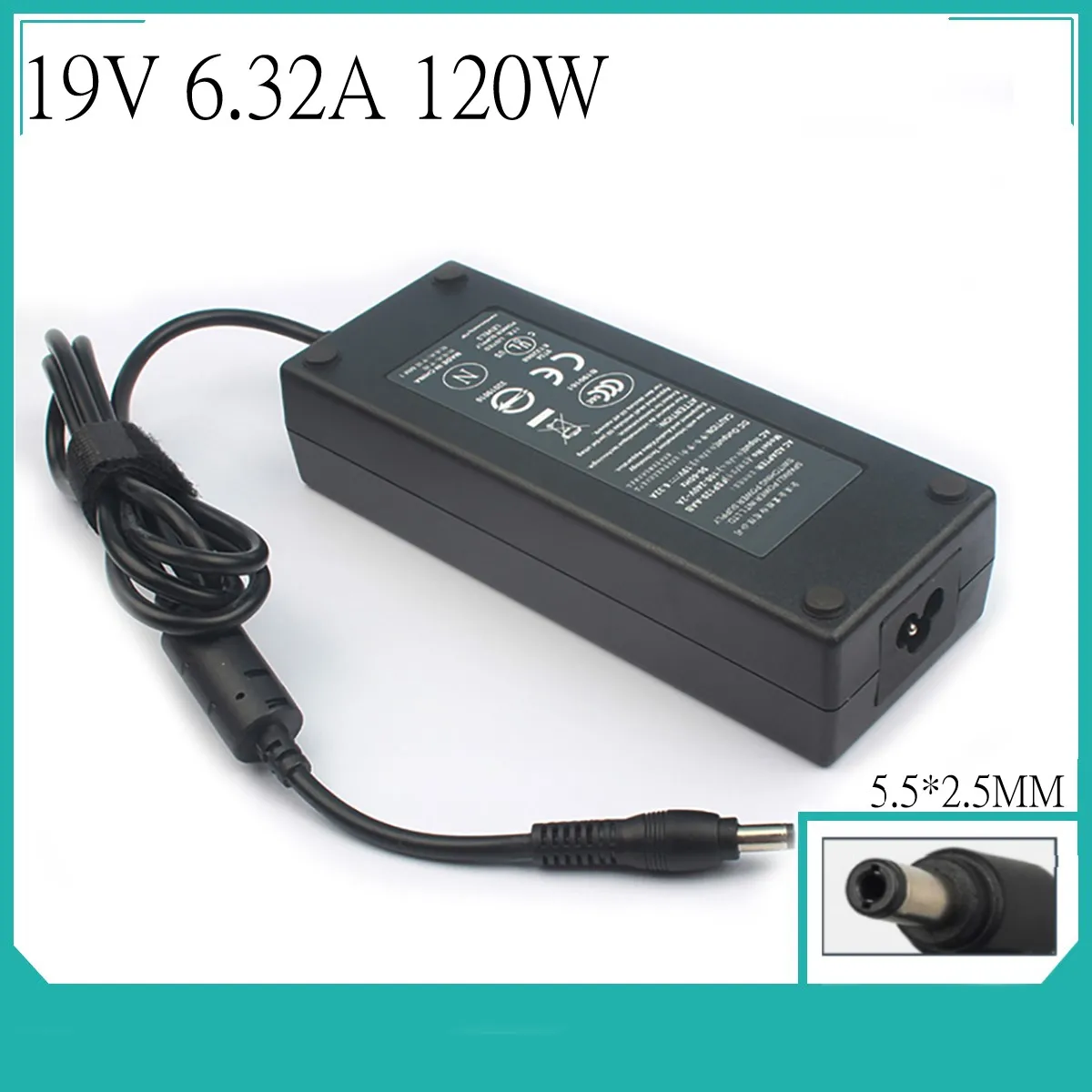 

FOR FSP 19V 6.32A FSP120-AAB AC Adapter For X6Tis For MSI MS-1651 MS-1652 1656 MS-16G5 MS-163A ADP-120ZB BB Laptop Charger