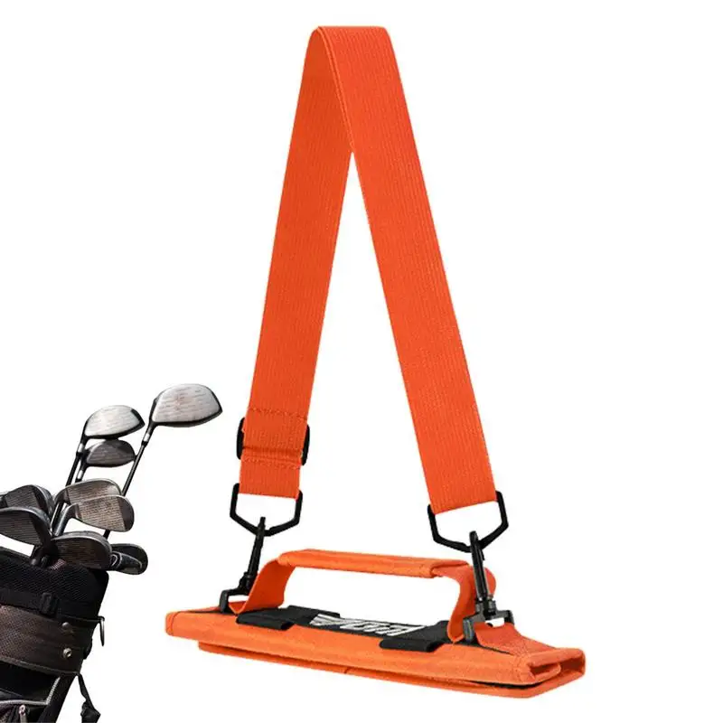 Lightweight Golf Club Carrier Bag Portable Carry Driving Range Course Training Travel Adjustable Shoulder Strap Crossbody Bag