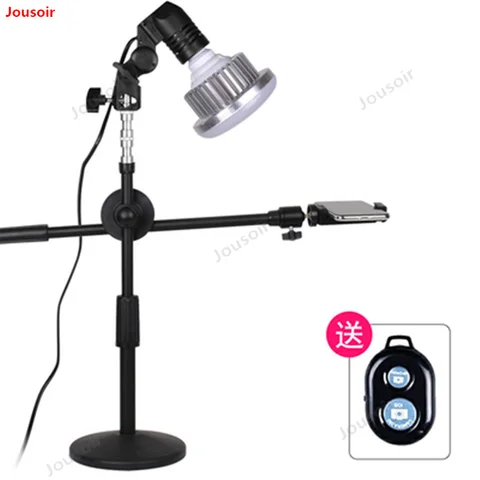 Регулируемый кронштейн для фотосъемки телефона, подставка, держатель штанги, супер яркий светодиодный кольцевой светильник, комплект для фотостудии, видеолампа, комплект для съемки
