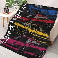 kill all tires silvia s13 s14 s15 color throws blankets collage flannel ultra soft warm picnic blanket bedspread on the bed
