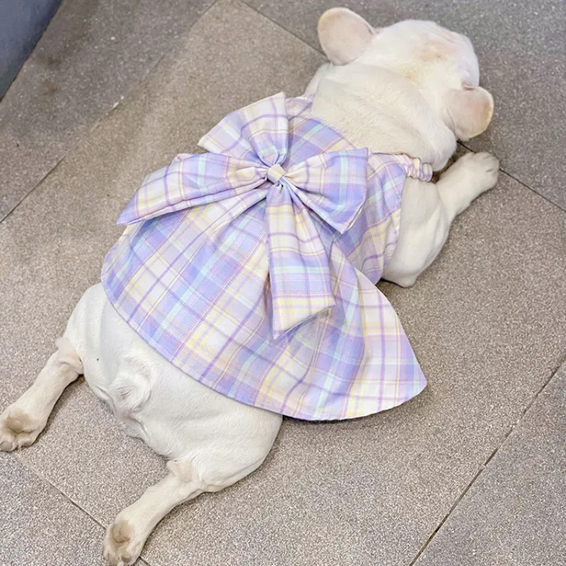 

Летнее платье с изображением французского бульдога, милая одежда для девушек, Бишон, фризе, шнаузер, женская одежда, одежда для французских ...