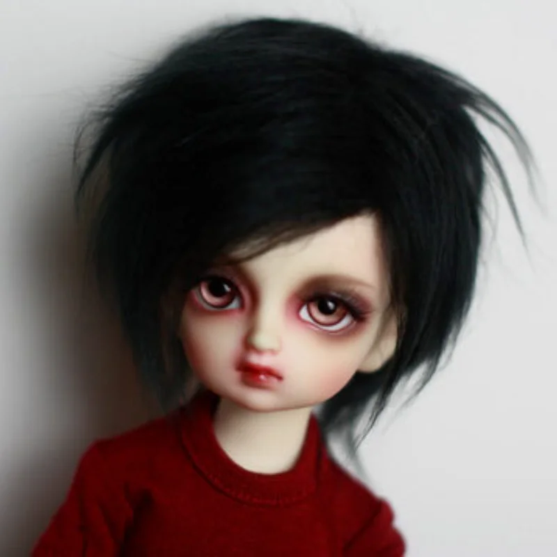 

BJD wigs All-match universal black hair fur wigs fit for 1/6 BJD SD YOSD doll wigs doll accessories