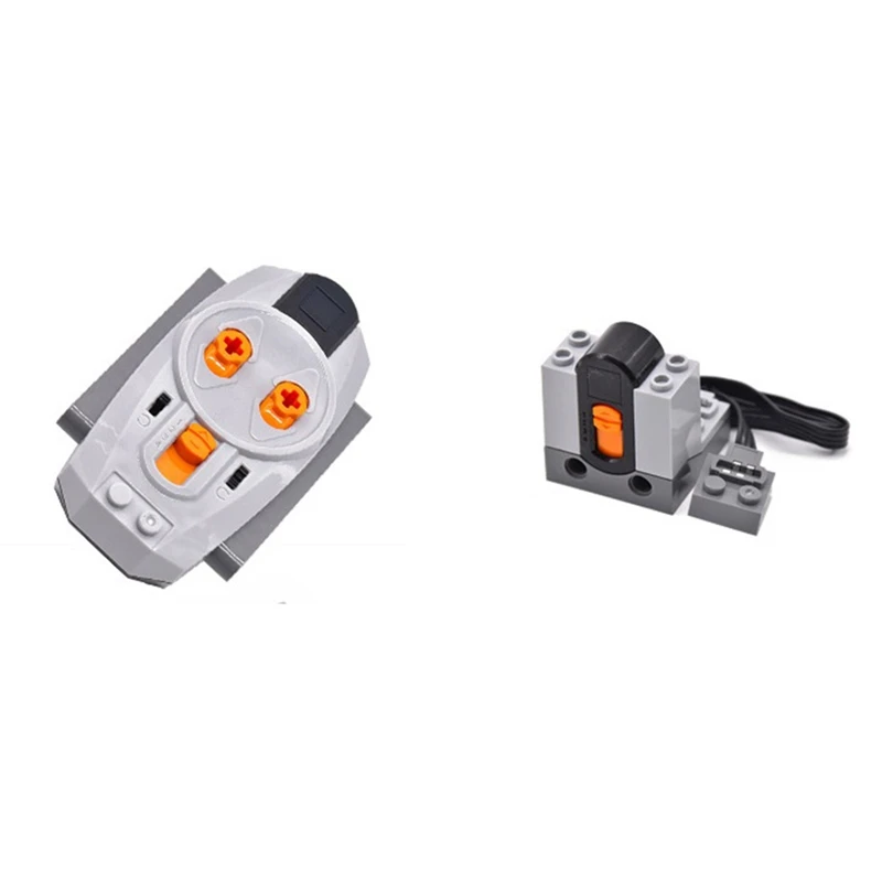 

High-Tech Power Function Remote Control Receiver Kit IR Remote Control And 8884 IR Receiver For DIY Building Block