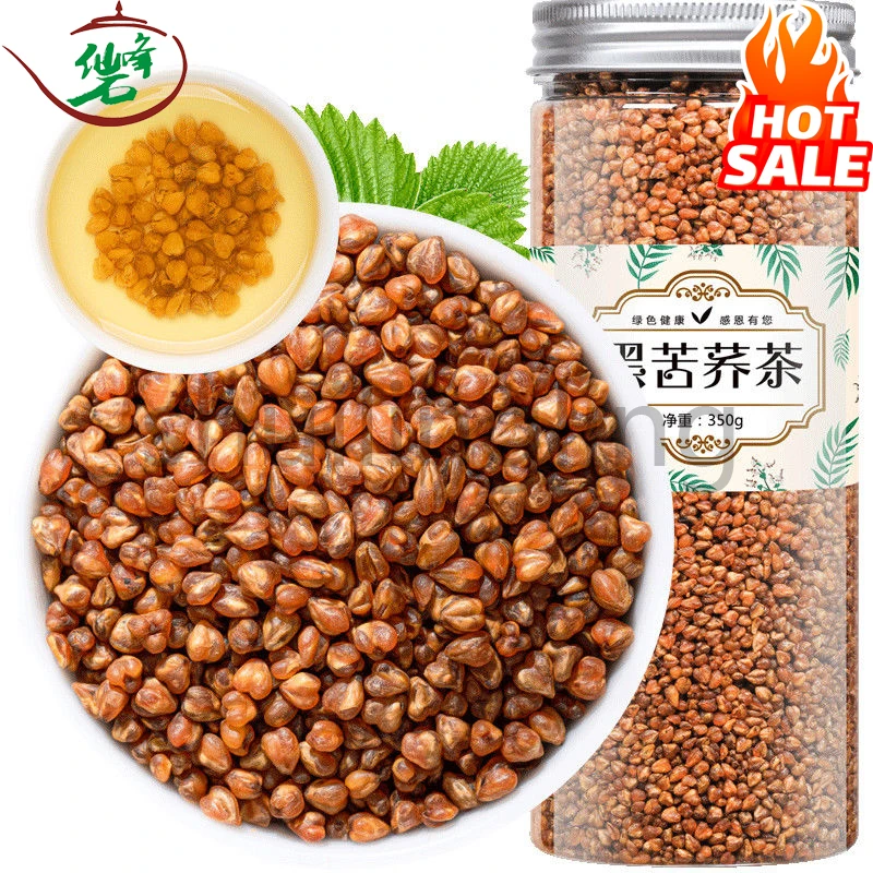 

Black Tartary Buckwheat Tea Whole Germ Whole Grain Buckwheat Tea Daliangshan Tartary Buckwheat Tea Can 150g/ Can Office Outdoor