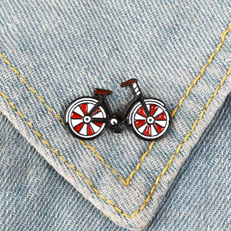 

Bicycle Brooch Badges Decor Clothing Lightweight Jewelry Accessories