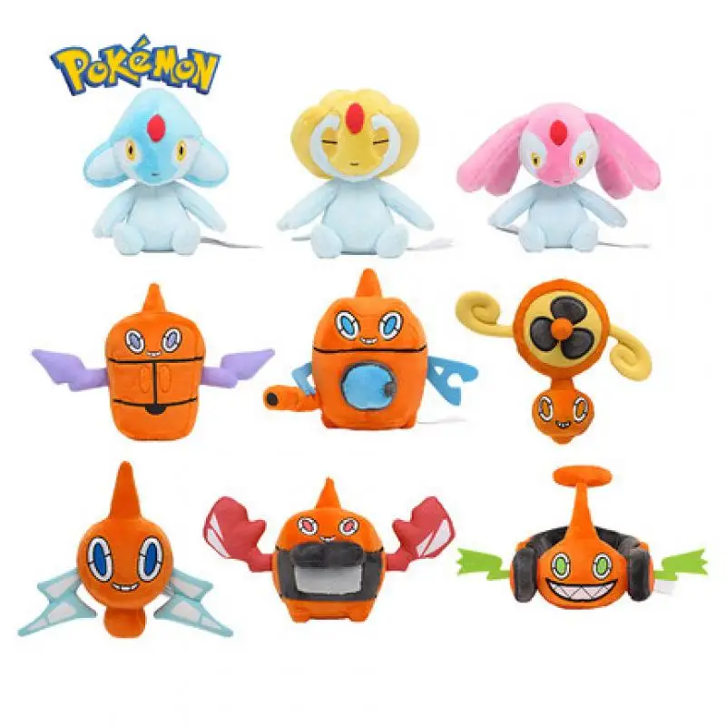 

Pokemon Plush Toys Rotom Azelf Mesprit Uxie Kawaii Anime Figure Original Soft Stuffed Toys Animal Puppet Gifts for Kids