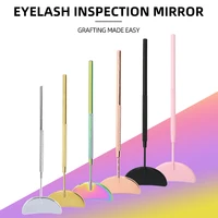 eyelash mirror large makeup mirror magnifying beauty long handle mirror for checking false eyelashes tools extension makeup