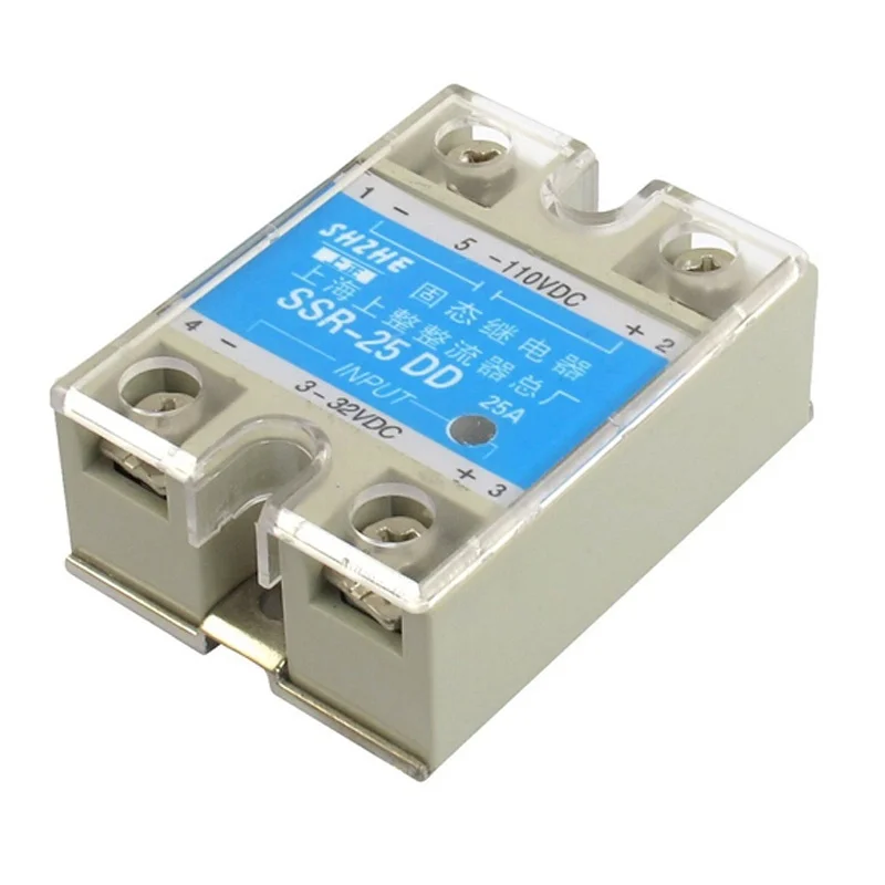 

HOT SSR - 25 DD DC, Solid State Relay Module DC 3 - 32 V DC 5 - 110 V DC