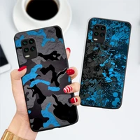 military army camo camouflage pattern phone case for xiaomi redmi mi note 7 8 9 9t 9a 9c 10 10s 11 11t 12 k40 a t c pro ultra 4g
