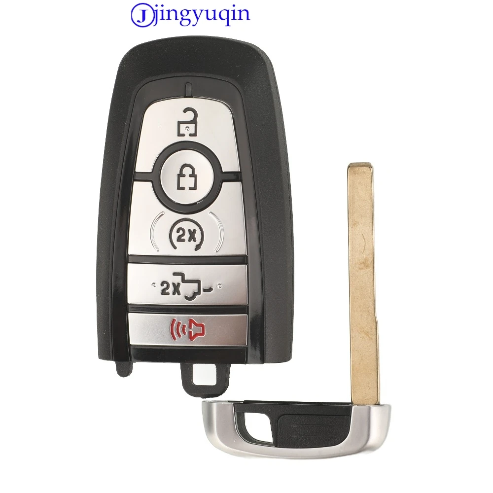 Фото Смарт-ключ jingyuqin 433,92 МГц ID49Chip для Ford Mondeo Mustang Fusion F-250 F-350 F-450 F-550 2017 M3N-A3C108397 PC3T-15K601-BB №4