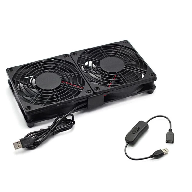 Компактный охлаждающий вентилятор с USB-подключением для защиты электроники