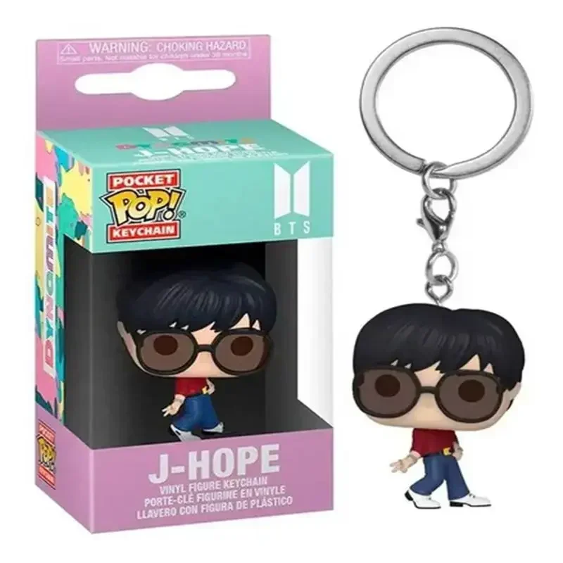 Фото Новые фигурки Funko Pop: JIMIN, Jin, V, J-HOPE, RM, SUGA, JUNG KOOK. Брелоки-игрушки, мягкие куклы для декора детской комнаты, подарки. №5