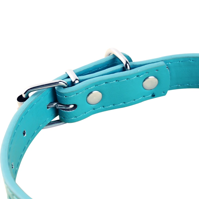 Dog Collars Cat Necklace Puppy Scarf 12 Colors Size Adjustable Suitable for Medium and Small Pets Solid Blue Teddy Red Chihuahua | Дом и сад