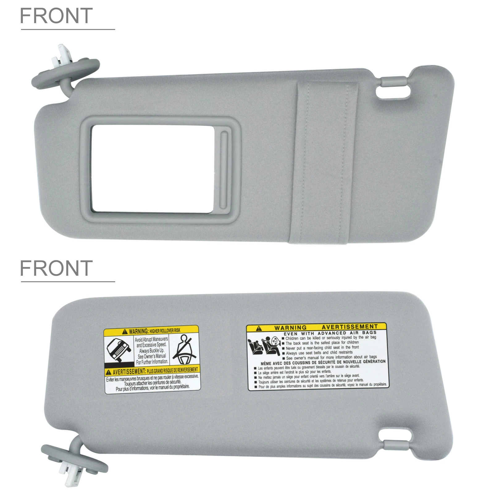 Солнцезащитный козырек для Toyota Venza 2009 - 2016 с Sunroof 743100T022A1