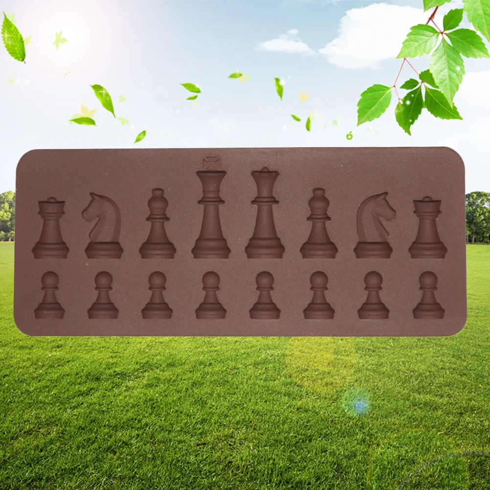 

Molds Silicone Candy Chess Fondant Cube Cake Ice Soap Baking Chocolate Casting Epoxy Resin Clay Wax Melt Fondnat Mold