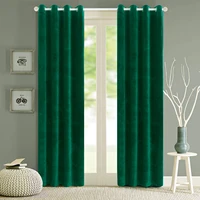 modern solid velvet curtains for the bedroom living room custom size blackout curtain blinds finished drapes window