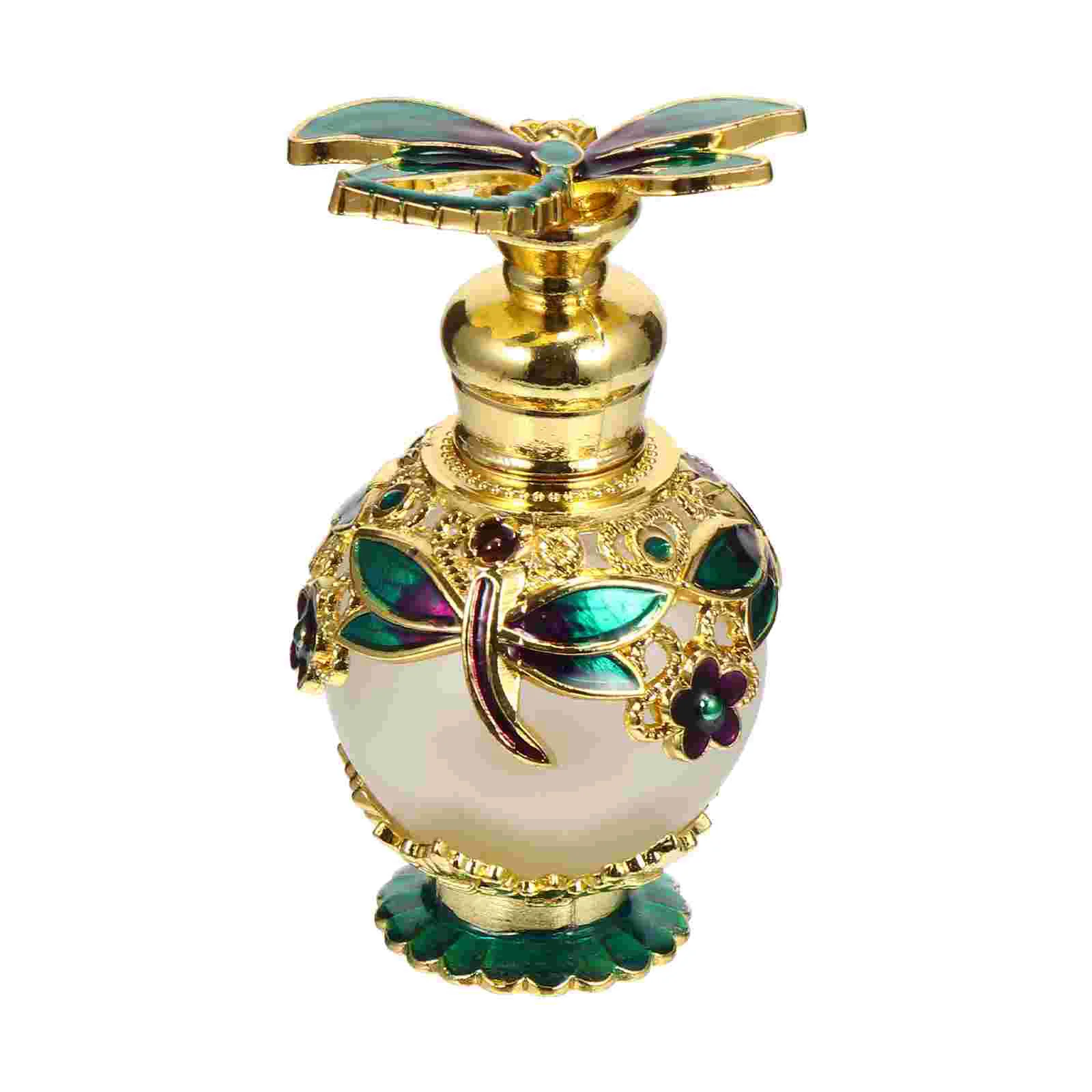 

Perfume Empty Vintage Refillable Pme Oil Crystal Essential E Fragrance Spray Travel Gl Osmeti Flower Container Pump Portable