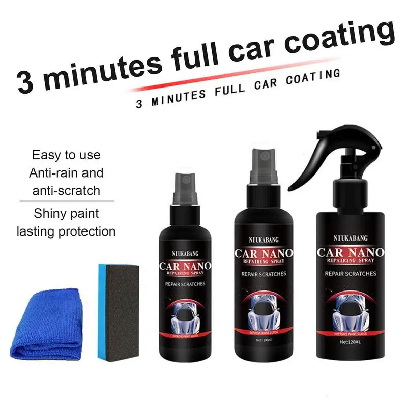 

Water Repellent Spray Anti Rain Coating Kit Car Glass Hydrophobic Anti-rain Liquid Windshield Mirror Cleaner Car Detailing Spray