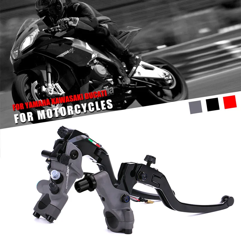 

For Cafe Racer Nanja Honda Suzuki Yamaha19rcs Radial Mounting Brake Clutch Pump Forged Aluminum Master Cylinder Perch Clutch