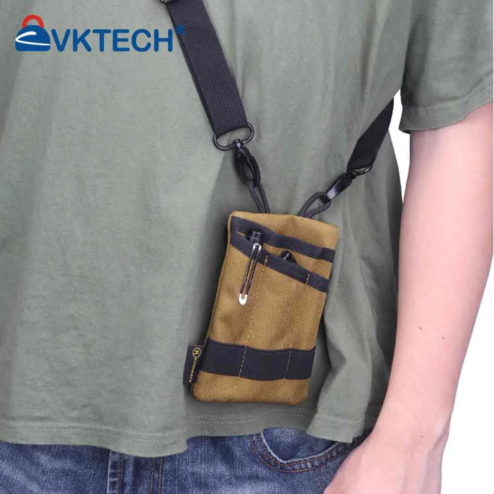

Outdoor Sports Camping Hiking Purse Multifunctional Pouch Card Key EDC Tool Storage Bag for Mountaineering Hunting