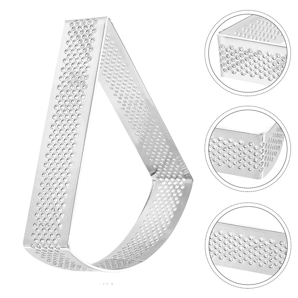 

1Pc Durable 304 Stainless Steel Punch-Shaped French Tart Ring Mold for Kitchen
