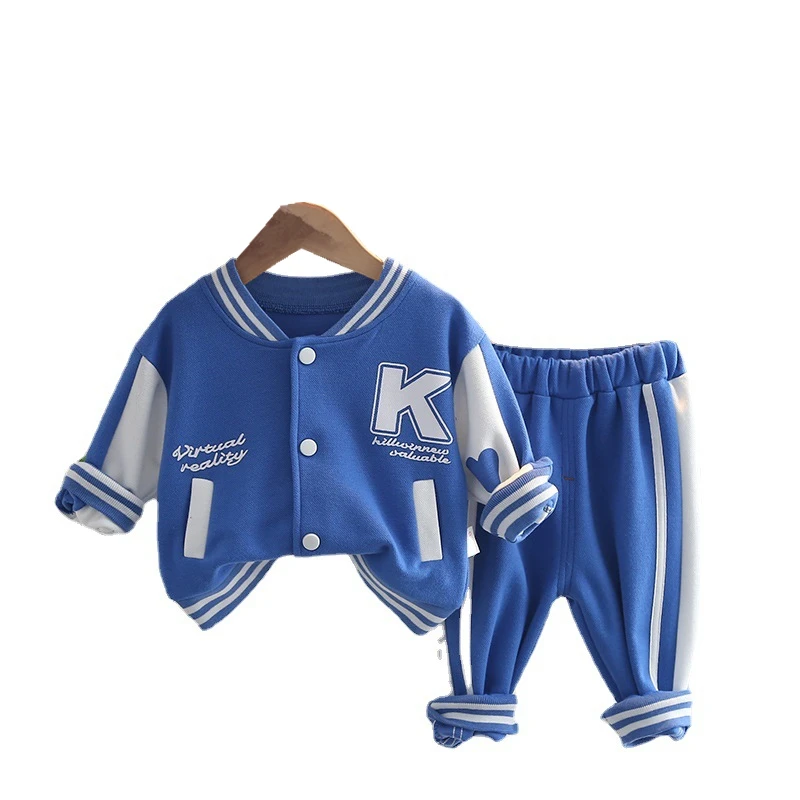

New Spring Autumn Baby Girls Clothes Children Boys Fashion Jacket Pants 2Pcs/Sets Toddler Sports Casual Costume Kids Tracksuits