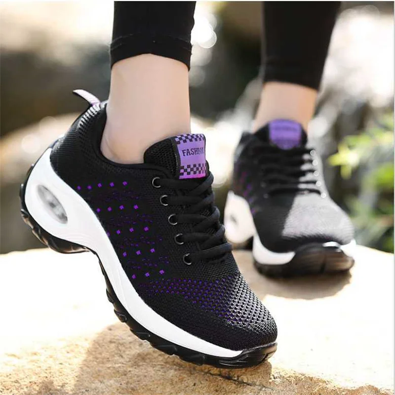 

2022 Women Running Shoes Breathable Mesh Outdoor Light Weight Sports Shoes Casual Walking Sneakers Tenis Feminino Zapatos Mujer