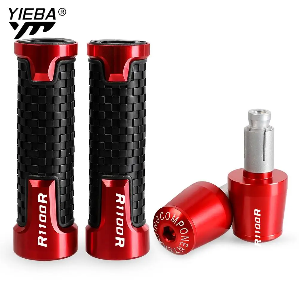 

7/8'' 22mm Motorcycle Handlebar Grips Ends Handle Bar Cap Grip End Plugs FOR BMW R1100R 1995 1996 1997 1998 2000 2001 2002 2003