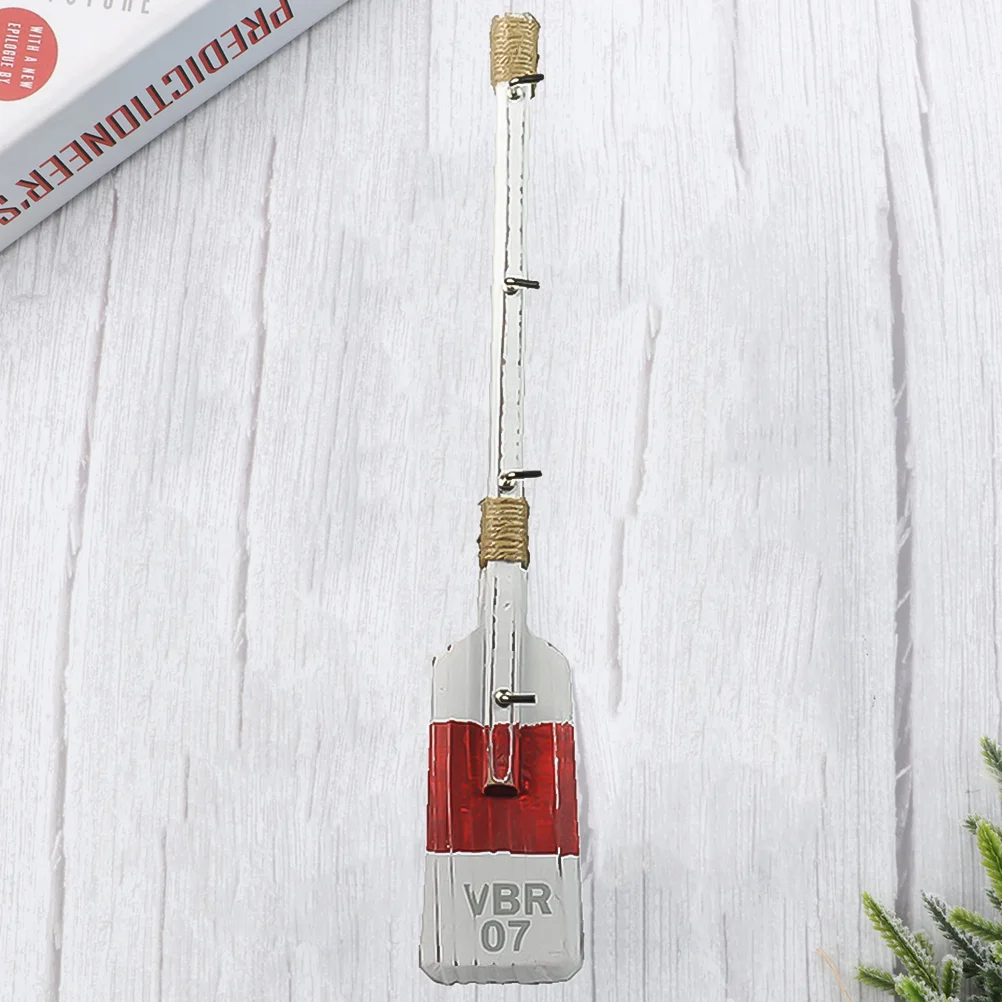 

Wall Mounted Coat Hooks Wooden Nautical Oar Paddle Shaped Beach Wall Rack Entryway Nautical Decoration for Bathroom Bedroom ( )