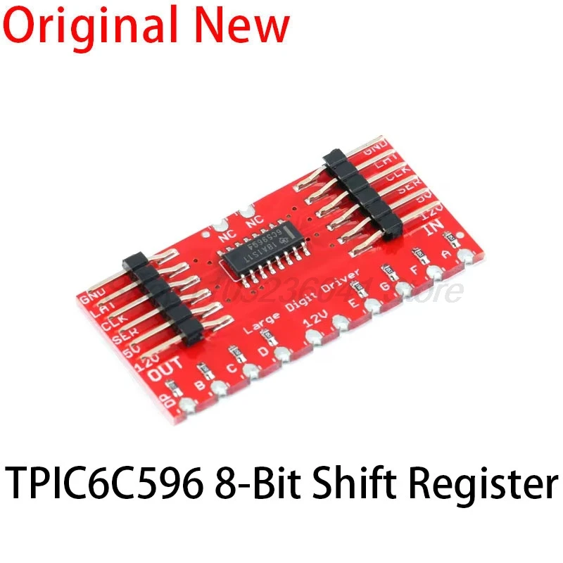 TPIC6C596 8-битный сдвиговый регистр 7-сегментный цифровой ламповый драйвер модуль