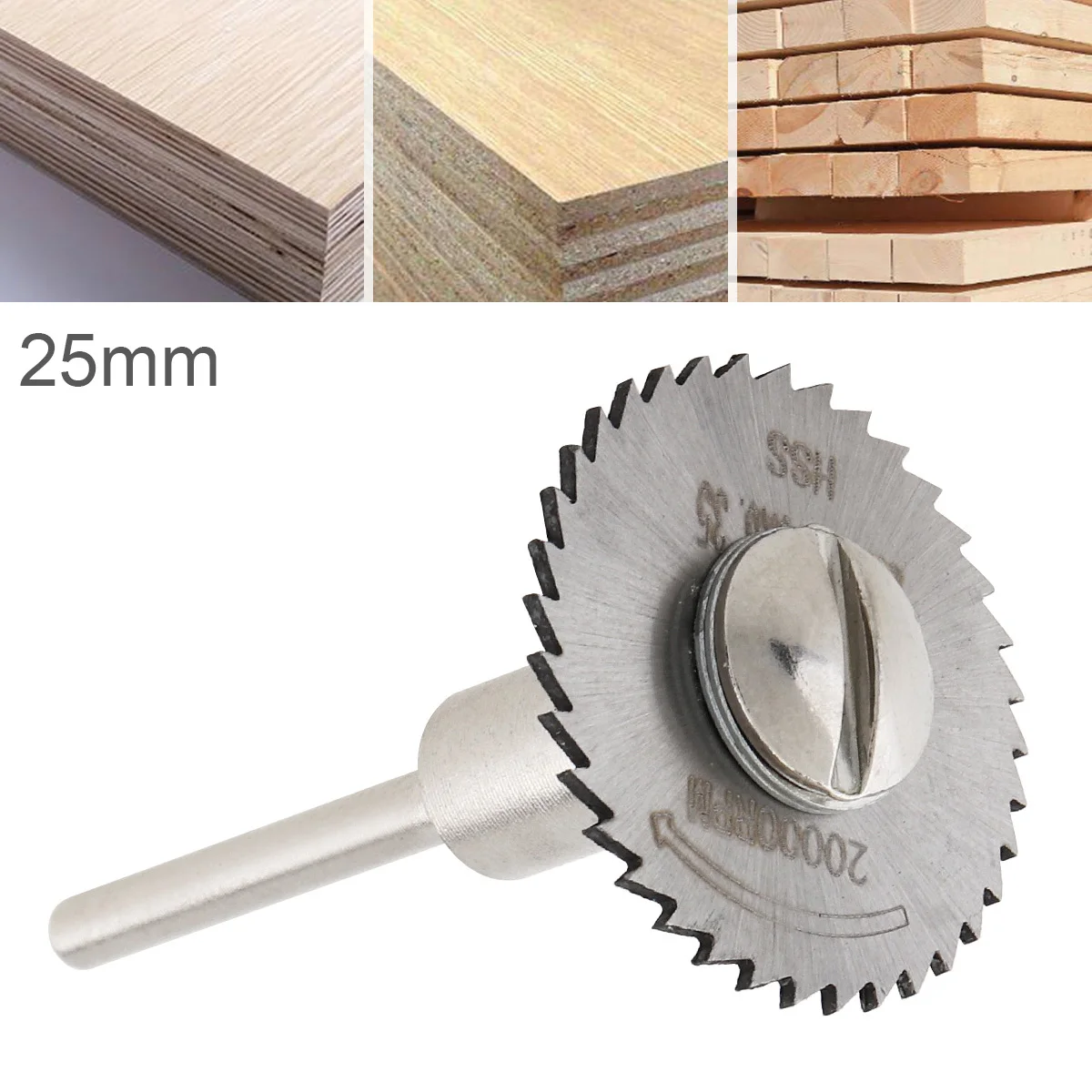 25mm HSS Tool Cutting Mandrel Disc Blade and Circular Blade Mini Saw Blade Mini Circular Saw Blades